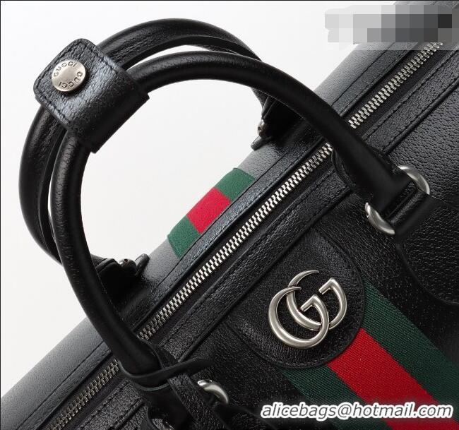 Best Price Gucci Savoy medium duffle bag in Leather 834460 Black 2026