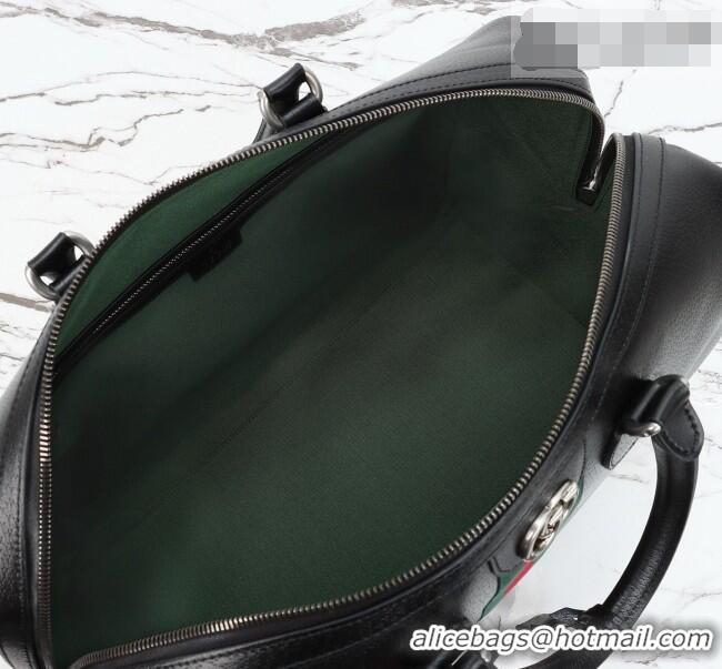 Best Price Gucci Savoy medium duffle bag in Leather 834460 Black 2026