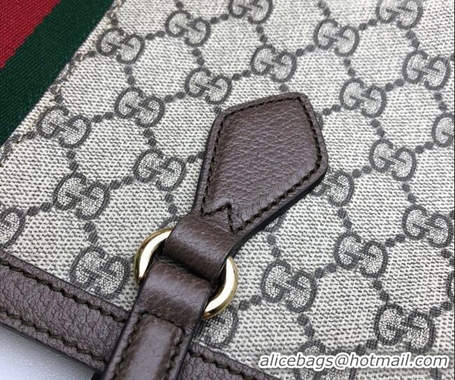 Top Quality Gucci Ophidia GG Canvas Medium Tote Bag with Web 631685 Beige/Brown 2026