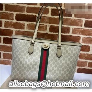 Top Quality Gucci Ophidia GG Canvas Medium Tote Bag with Web 631685 Beige/Oat 2026