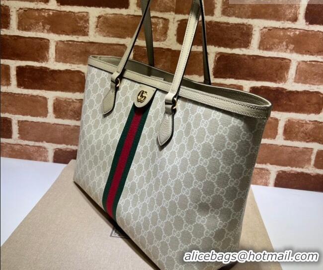 Top Quality Gucci Ophidia GG Canvas Medium Tote Bag with Web 631685 Beige/Oat 2026