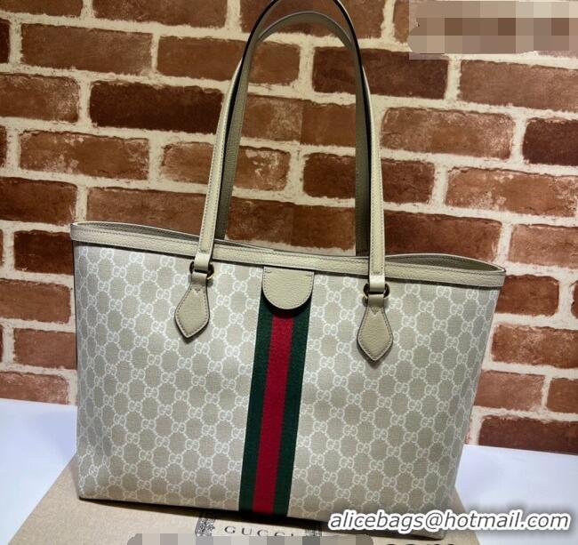 Top Quality Gucci Ophidia GG Canvas Medium Tote Bag with Web 631685 Beige/Oat 2026