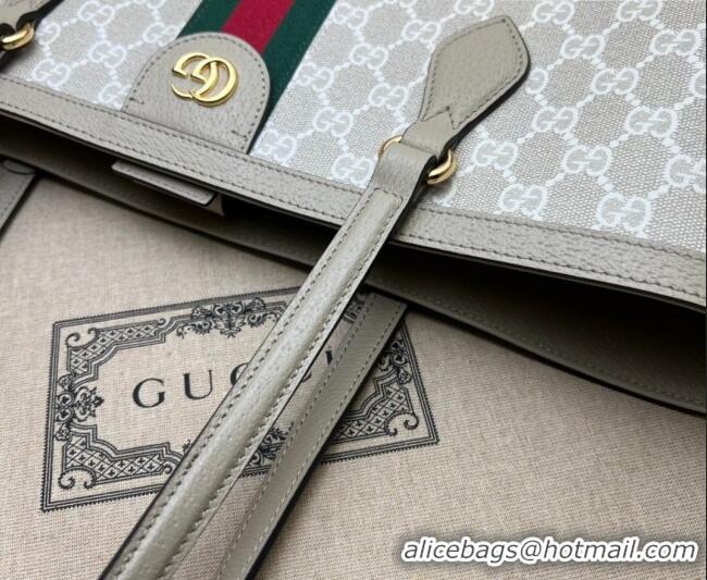 Top Quality Gucci Ophidia GG Canvas Medium Tote Bag with Web 631685 Beige/Oat 2026