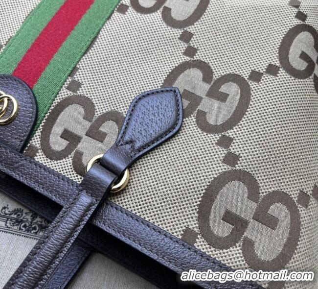 Buy Discount Gucci Ophidia Maxi GG Canvas Medium Tote Bag with Web 631685 Camel 2026