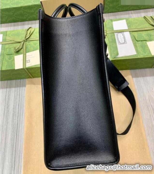 Top Quality Gucci Mens GG Canvas Medium Tote Bag 674148 Black 2026