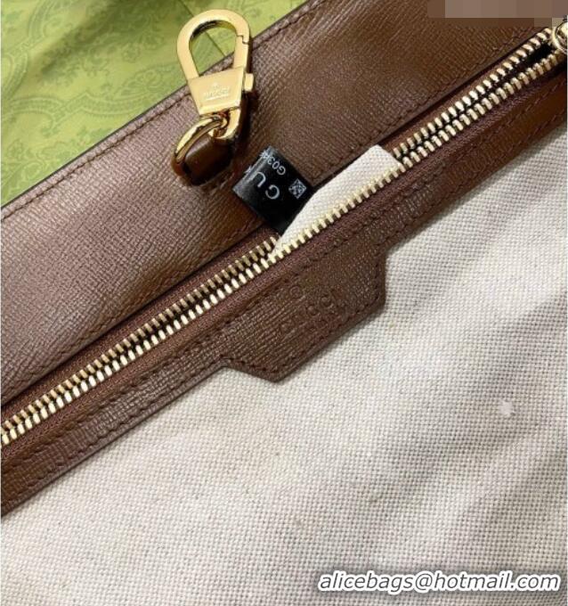 Modern Classic Gucci Mens GG Canvas Medium Vertical Tote Bag 674155 Beige 2026