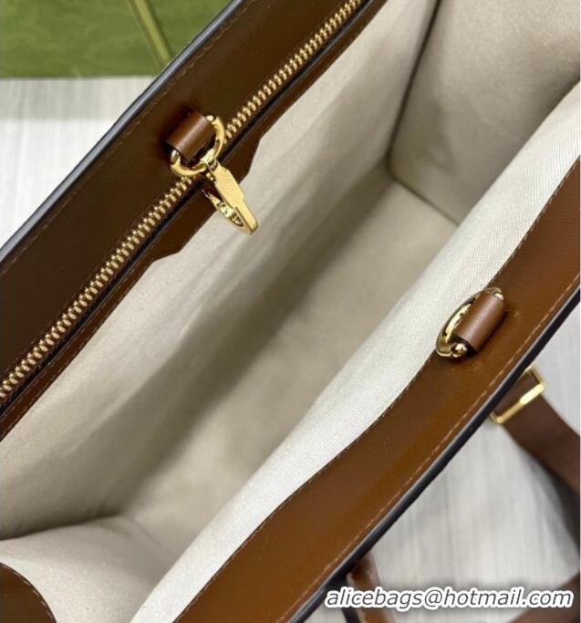 Modern Classic Gucci Mens GG Canvas Medium Vertical Tote Bag 674155 Beige 2026