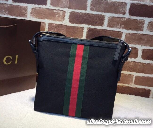 Top Grade Gucci GG Canvas Shoulder Bag 387111 Black 2026