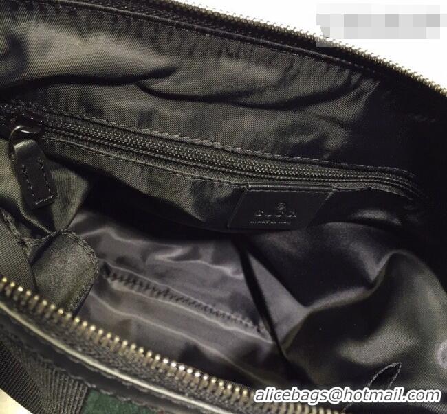 Top Grade Gucci GG Canvas Shoulder Bag 387111 Black 2026