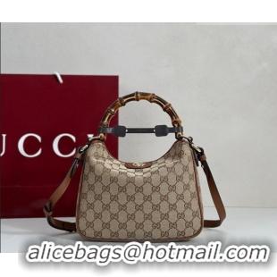 Fashion Discount Gucci Diana small shoulder bag in GG Canvas 799865 Beige 2026