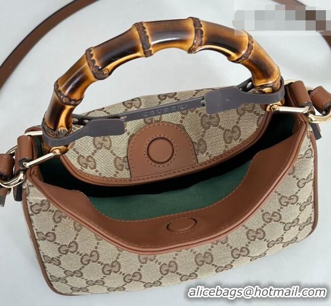 Fashion Discount Gucci Diana small shoulder bag in GG Canvas 799865 Beige 2026
