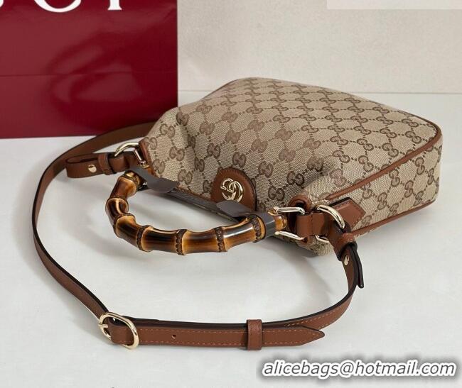 Fashion Discount Gucci Diana small shoulder bag in GG Canvas 799865 Beige 2026