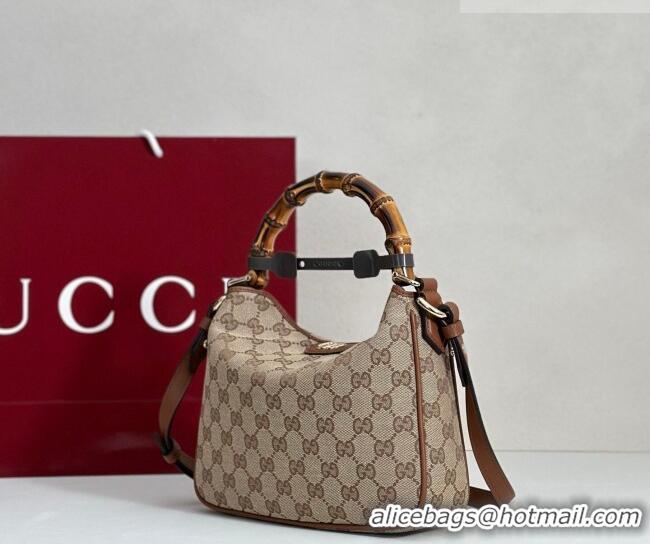 Fashion Discount Gucci Diana small shoulder bag in GG Canvas 799865 Beige 2026