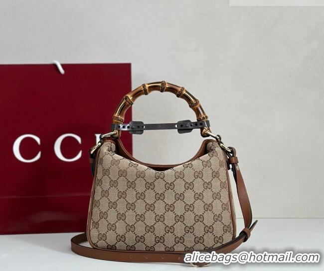 Fashion Discount Gucci Diana small shoulder bag in GG Canvas 799865 Beige 2026