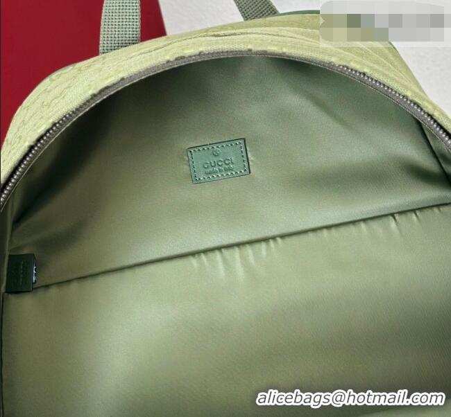 Luxury Classic Gucci GG Canvas Backpack bag 834464 Green 2026