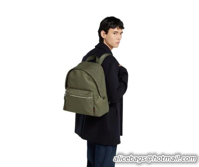Luxury Classic Gucci GG Canvas Backpack bag 834464 Green 2026