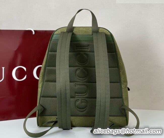 Luxury Classic Gucci GG Canvas Backpack bag 834464 Green 2026