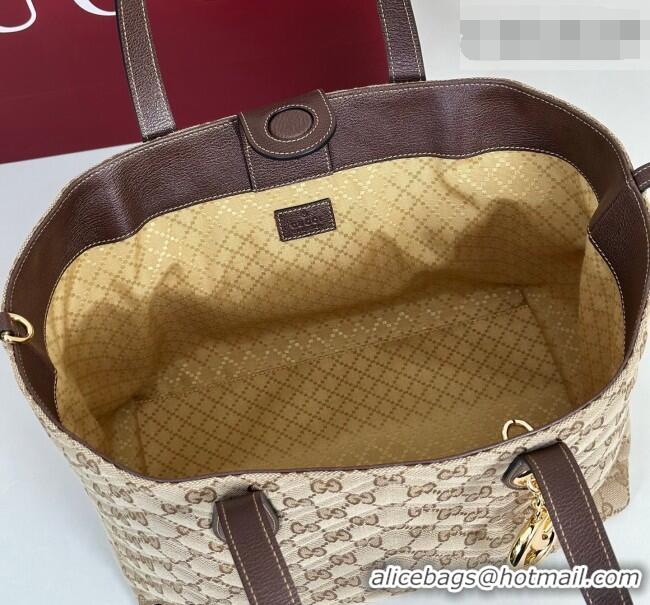 Luxury Cheap Gucci GG Marmont Medium Tote Bag in Matelassé Chevron Canvas 855279 Beige 2026
