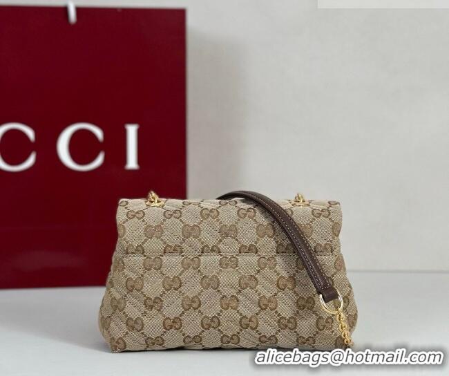 Super Quality Gucci GG Marmont mini shoulder bag in GG Canvas 867360 Beige 2026