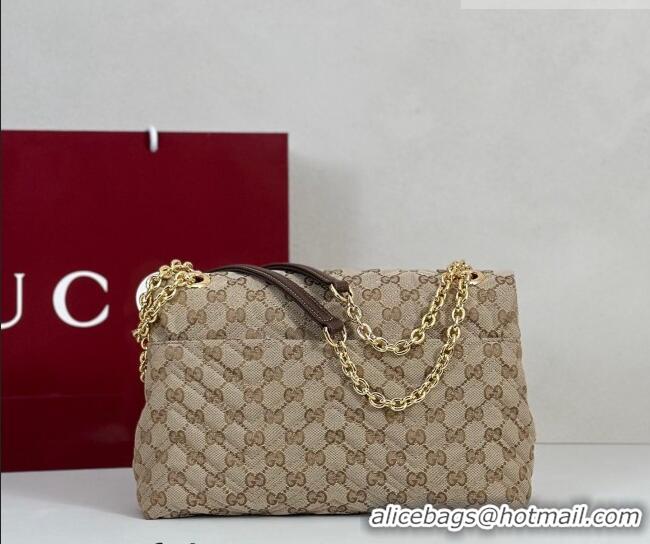 Market Sells Gucci GG Marmont Canvas medium shoulder bag 850676 Beige 2026
