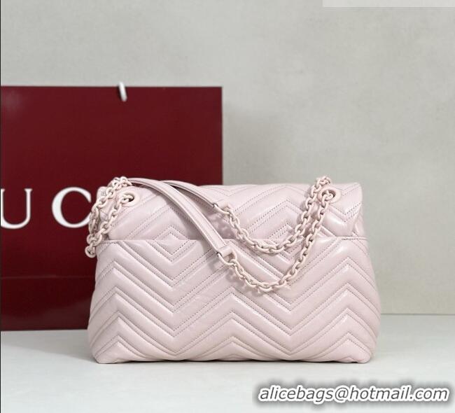 Market Sells Gucci GG Marmont Leather medium shoulder bag 850676 Pink 2026