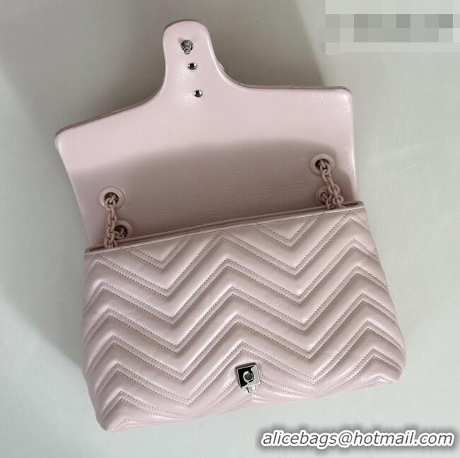 Market Sells Gucci GG Marmont Leather medium shoulder bag 850676 Pink 2026
