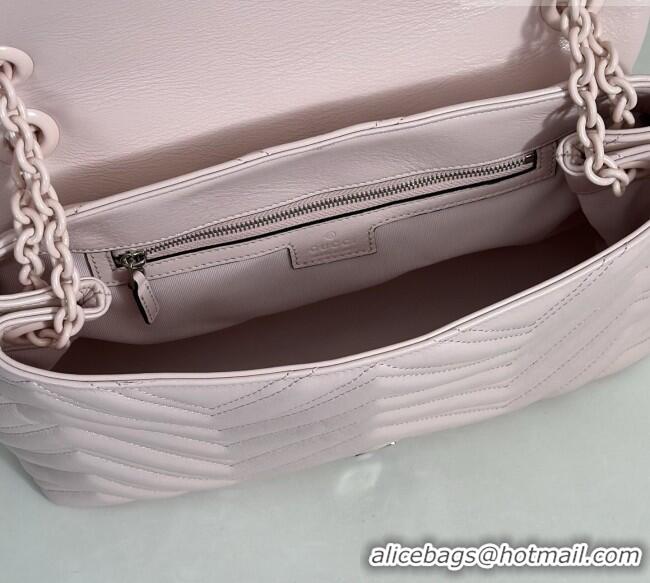 Market Sells Gucci GG Marmont Leather medium shoulder bag 850676 Pink 2026