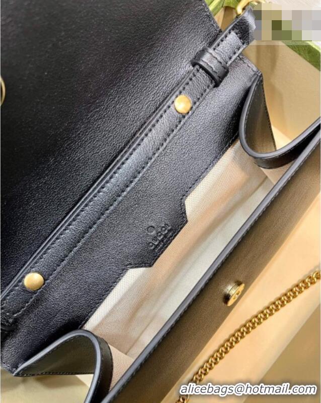Top Design Gucci Bamboo Small Leather Bag 675794 Black 2026