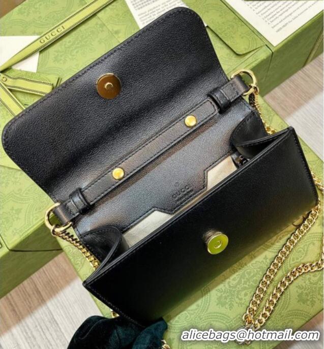 Best Price Discount Gucci Bamboo Mini Leather Bag 675795 Black 2026