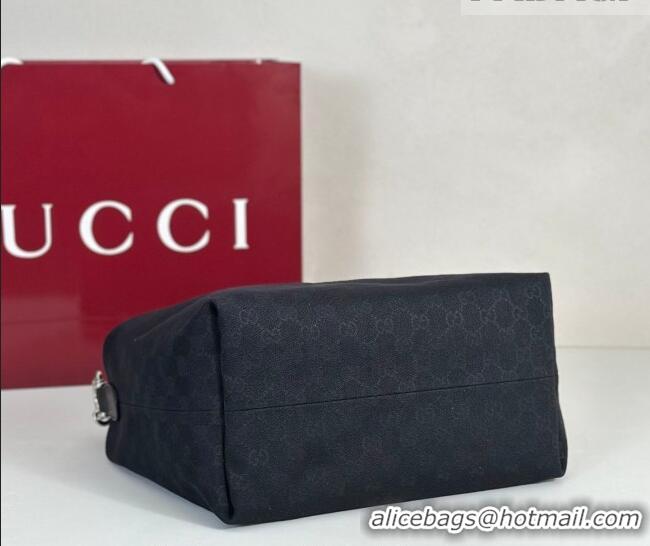 Best Grade Gucci Mens Brera medium crossbody bag in GG Canvas 866938 Black 2026