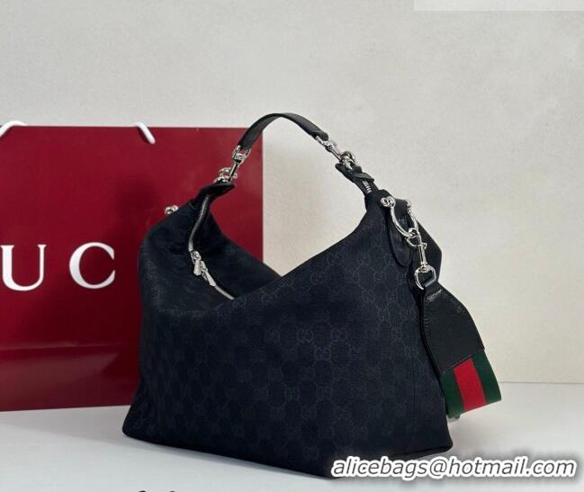 Best Grade Gucci Mens Brera medium crossbody bag in GG Canvas 866938 Black 2026