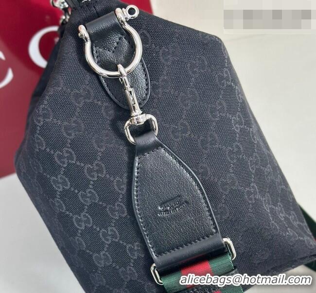 Best Grade Gucci Mens Brera medium crossbody bag in GG Canvas 866938 Black 2026