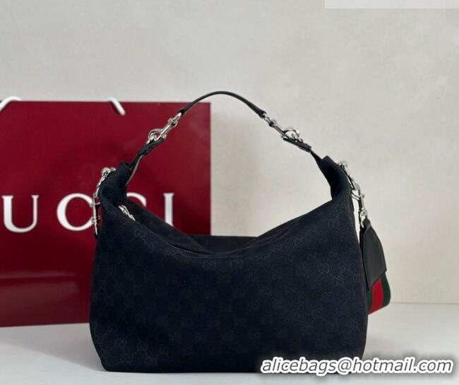 Best Grade Gucci Mens Brera medium crossbody bag in GG Canvas 866938 Black 2026