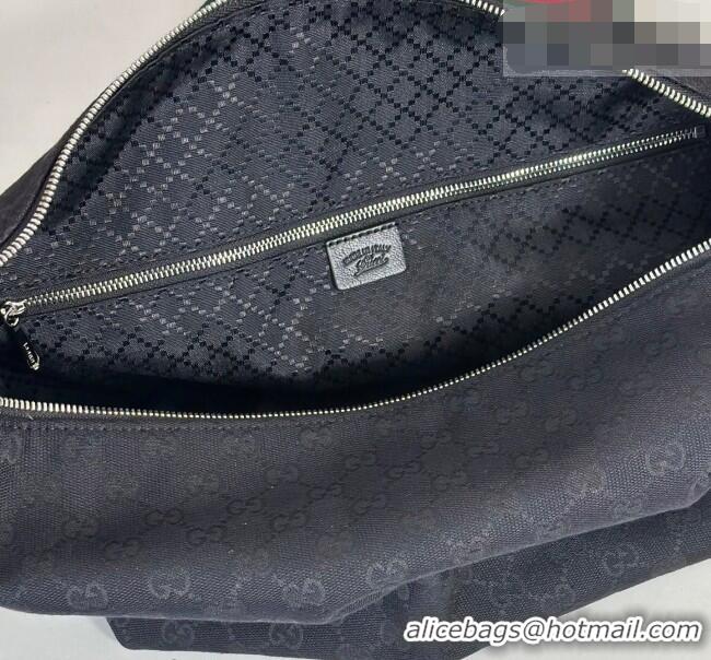 Best Grade Gucci Mens Brera medium crossbody bag in GG Canvas 866938 Black 2026