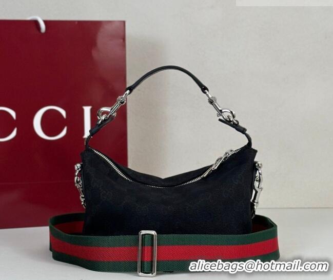 Grade Design Gucci Mens Brera small crossbody bag in GG Canvas 871595 Black 2026