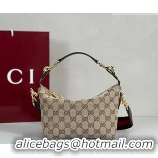 Inexpensive Gucci Mens Brera small crossbody bag in GG Canvas 871595 Beige 2026