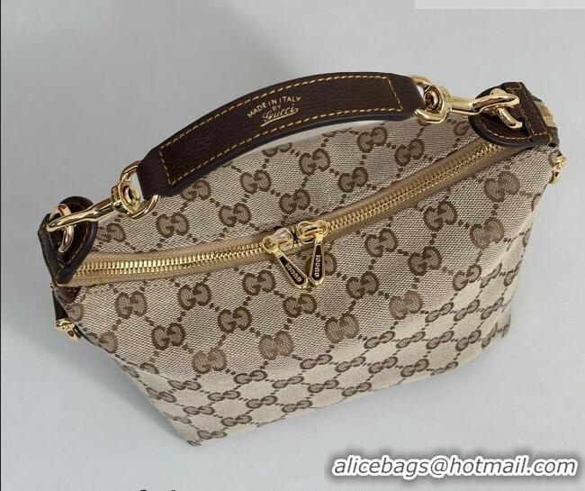 Inexpensive Gucci Mens Brera small crossbody bag in GG Canvas 871595 Beige 2026