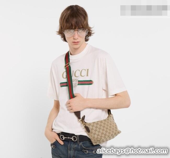 Inexpensive Gucci Mens Brera small crossbody bag in GG Canvas 871595 Beige 2026