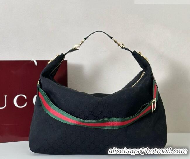 Famous Brand Gucci Brera large crossbody bag in GG Canvas 864485 Black 2026