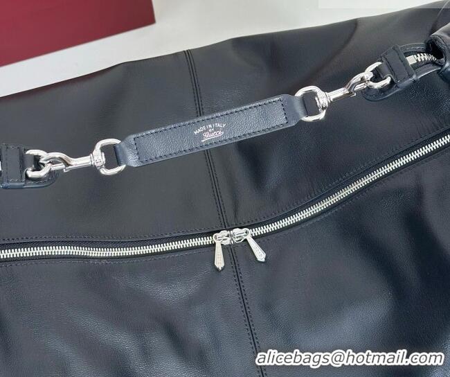 Best Quality Gucci Brera large crossbody bag in Leather 864485 Black 2026