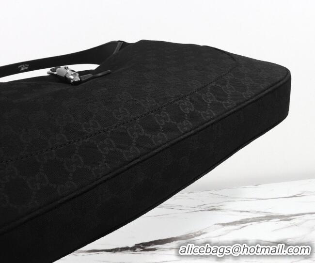 Top Quality Gucci Mens Jackie 1961 large crossbody bag in GG Canvas 863279 Black 2026
