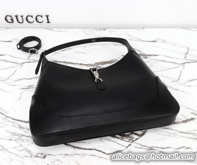 Top Design Gucci Mens Jackie 1961 large crossbody bag in Leather 863279 Black 2026