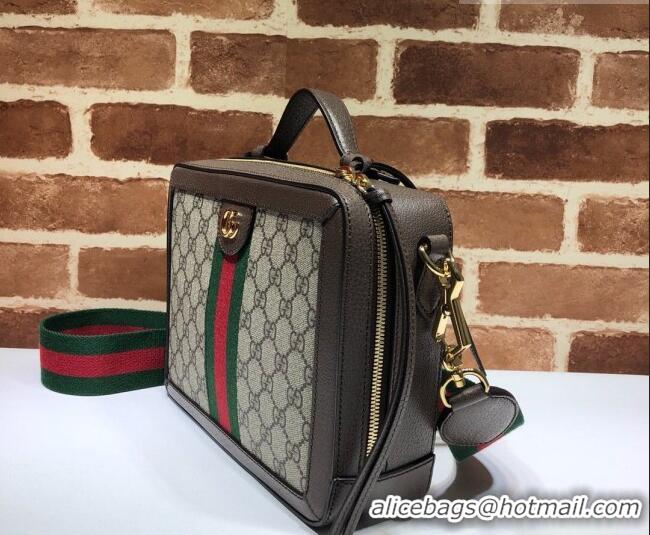 Buy Cheap Gucci Ophidia GG Canvas Medium Top Handle bag 550622 Brown 2026