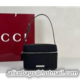 Grade Design Gucci Tag mini bag in Nylon A00231 Black 2026