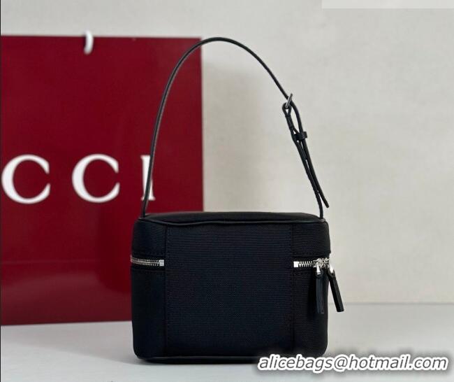 Grade Design Gucci Tag mini bag in Nylon A00231 Black 2026
