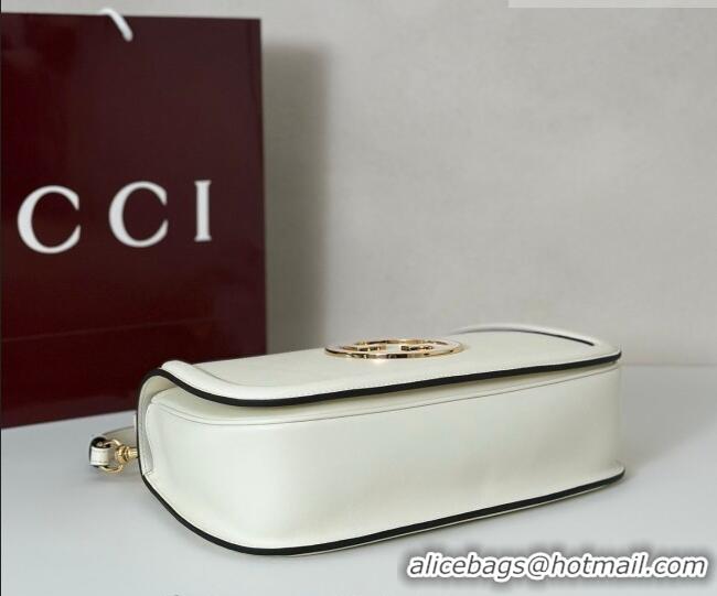 Good Looking Gucci Blondie Leather Medium Top Handle Bag 815719 White 2026