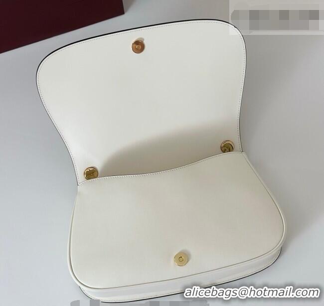 Good Looking Gucci Blondie Leather Medium Top Handle Bag 815719 White 2026
