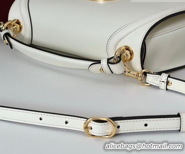 Good Looking Gucci Blondie Leather Medium Top Handle Bag 815719 White 2026
