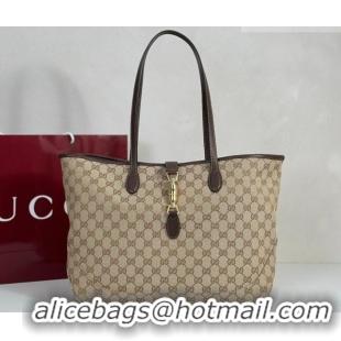 Low Price Gucci Mens Jackie medium tote bag in GG Canvas 867015 Beige 2026