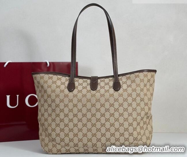 Low Price Gucci Mens Jackie medium tote bag in GG Canvas 867015 Beige 2026